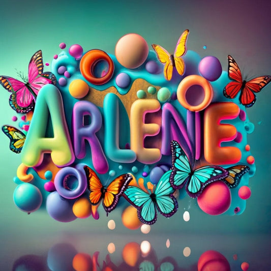 3D Name Arlene MOONTEENZ 